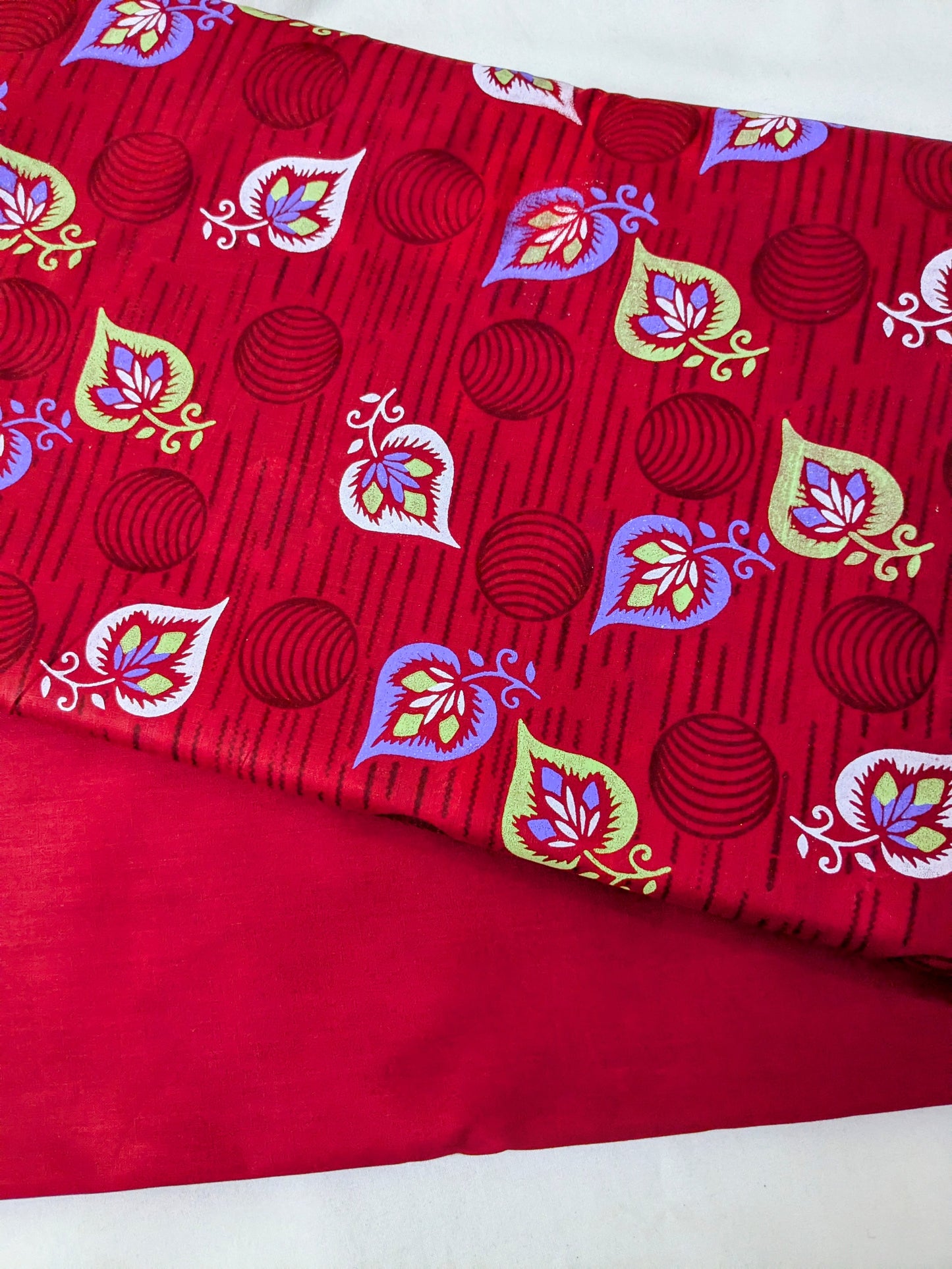 2PC LAWN SUIT PASTE PRINT
