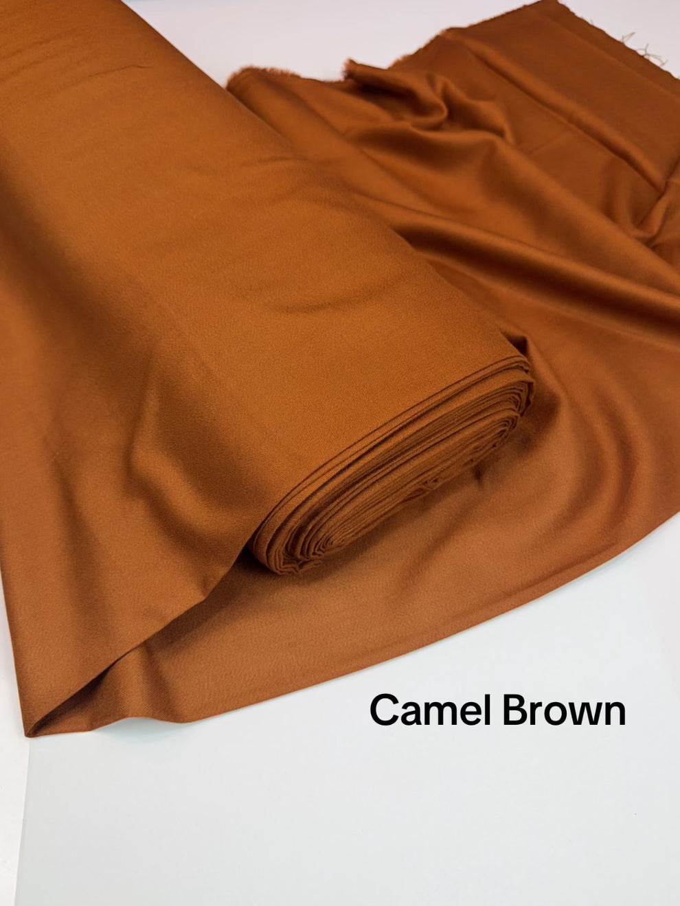 PLAIN MARINA FABRIC PREMIUM QUALITY (CAMEL BROWN)