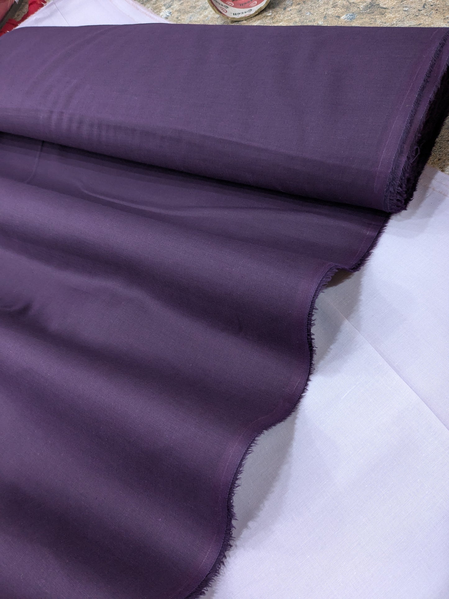 Plain Bareeza Lawn summer collection 5 metr ( DARK PURPLE) High quality