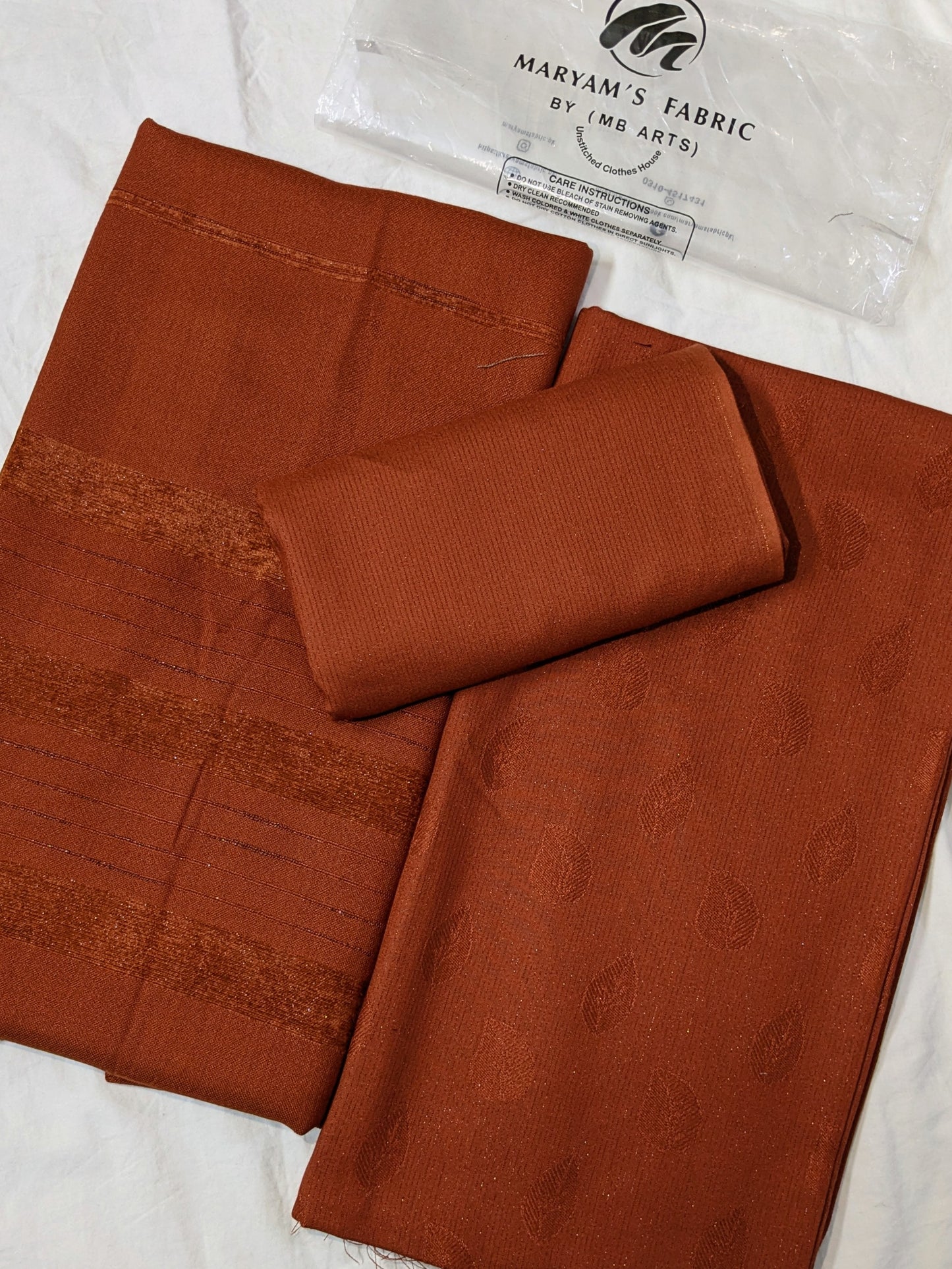 MOON LITE MARINA 3PC MOST DEMANDING WINTER COLLECTION 2025 (RUST COLOR)