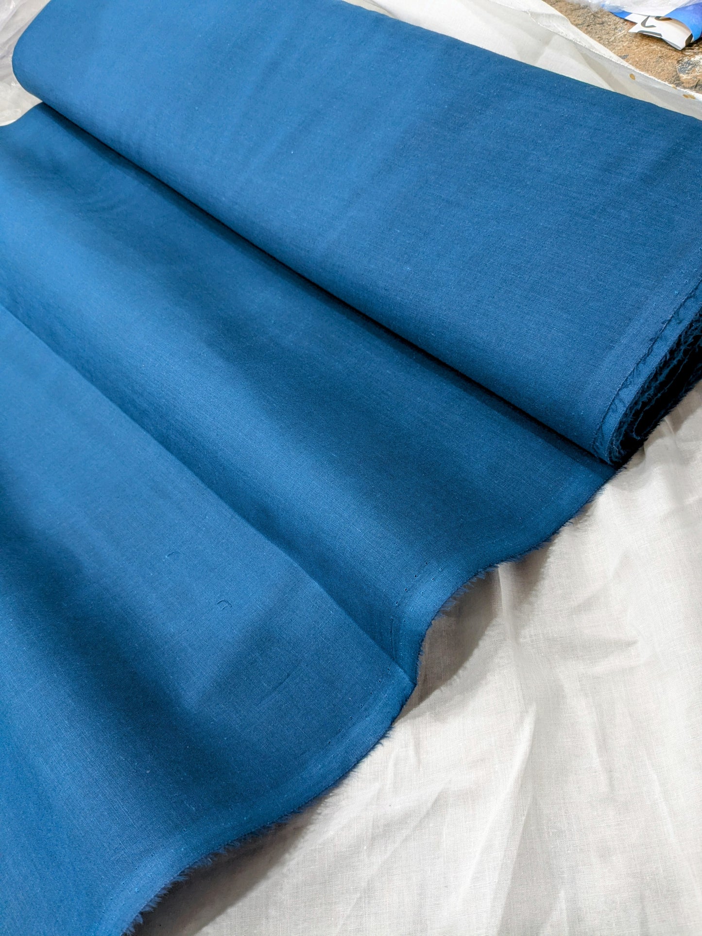 Plain Bareeza Lawn summer collection 5 metr ( zINC BLUE) High quality
