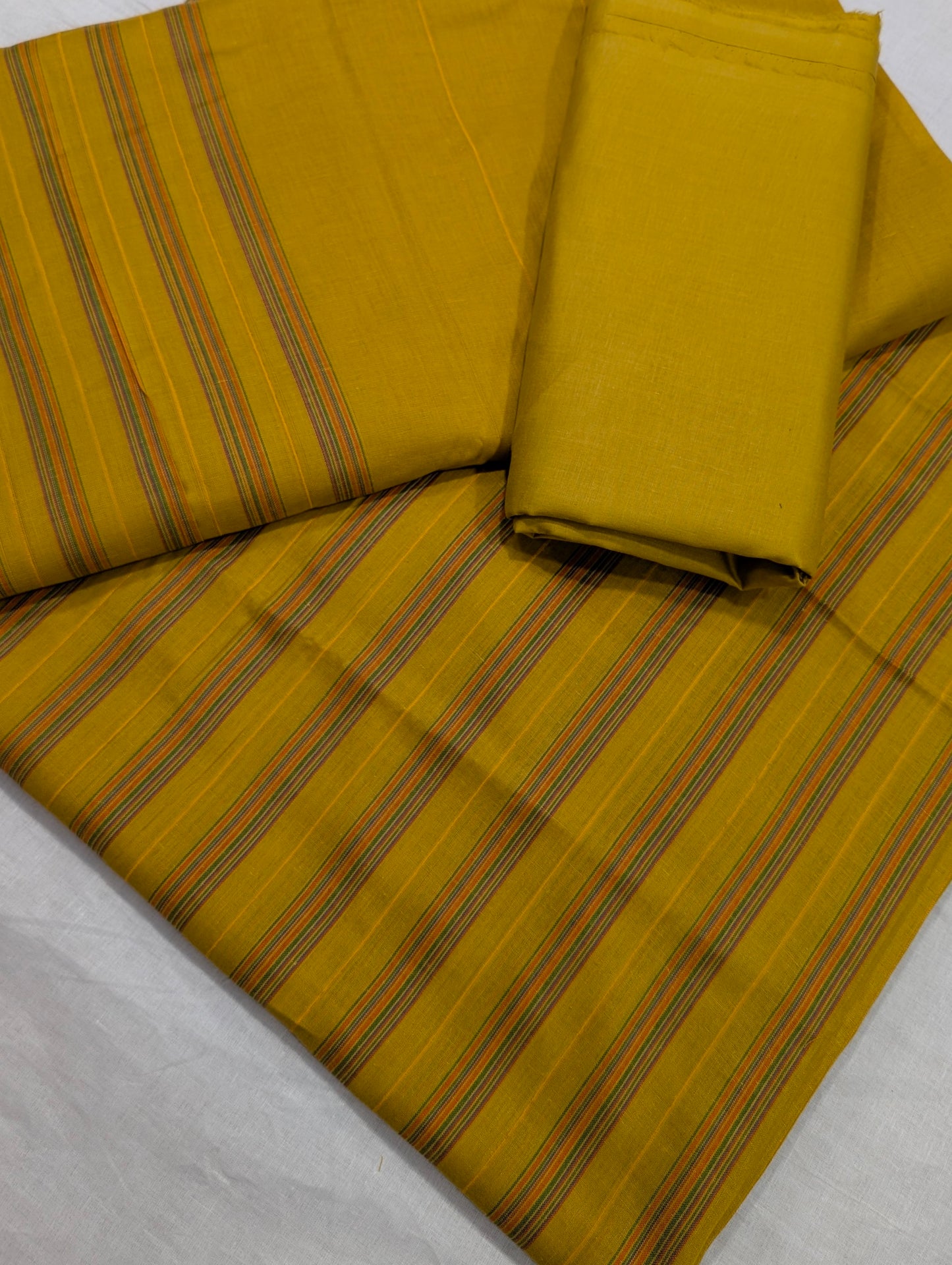 HANDMADE WOVEN RANGOLI 3PC LUXURIOUS SUMMER COLLECTION ( 3RN000MS) YELLOW MASTRD