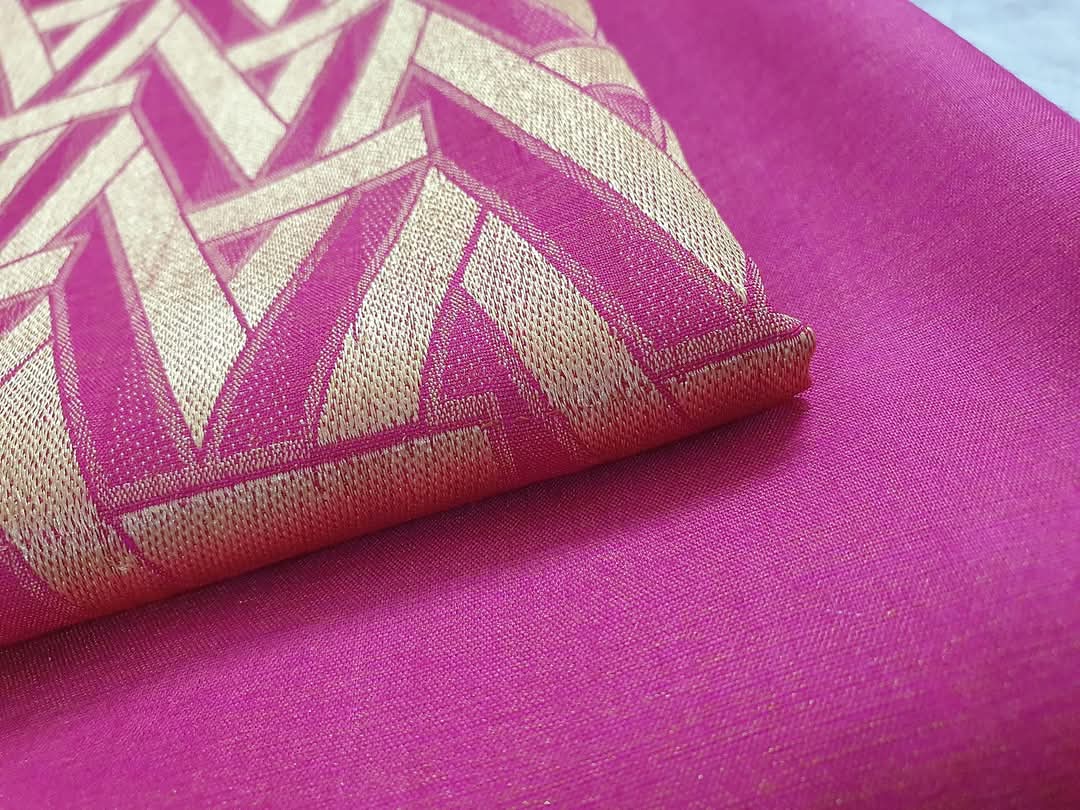 Gold Brosha jaquard 2pc ( pink)