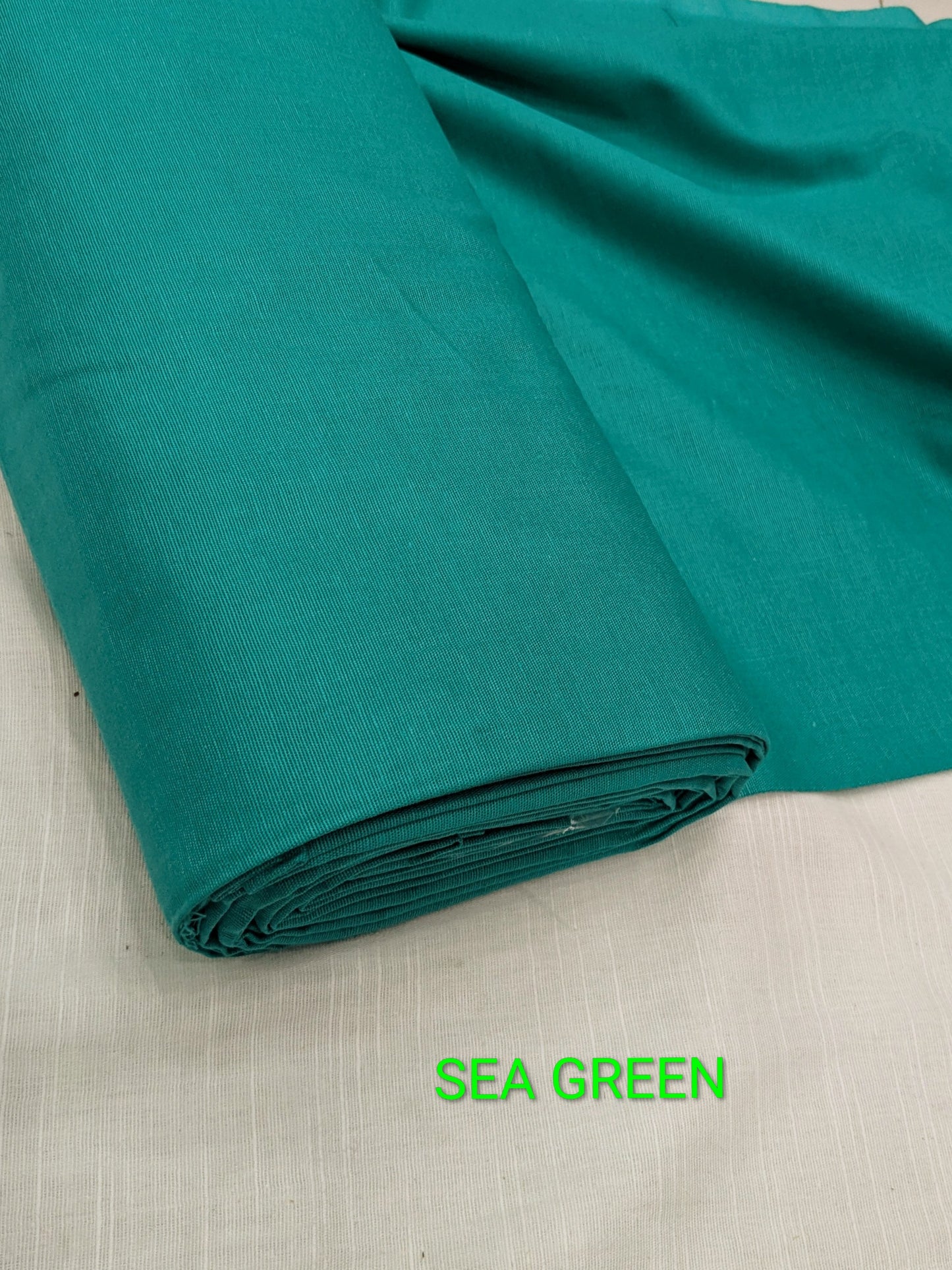 2PC PREMIUM QUALITY SLUB KHADAR WINTER COLLECTION (SEA GREEN) 5 METR
