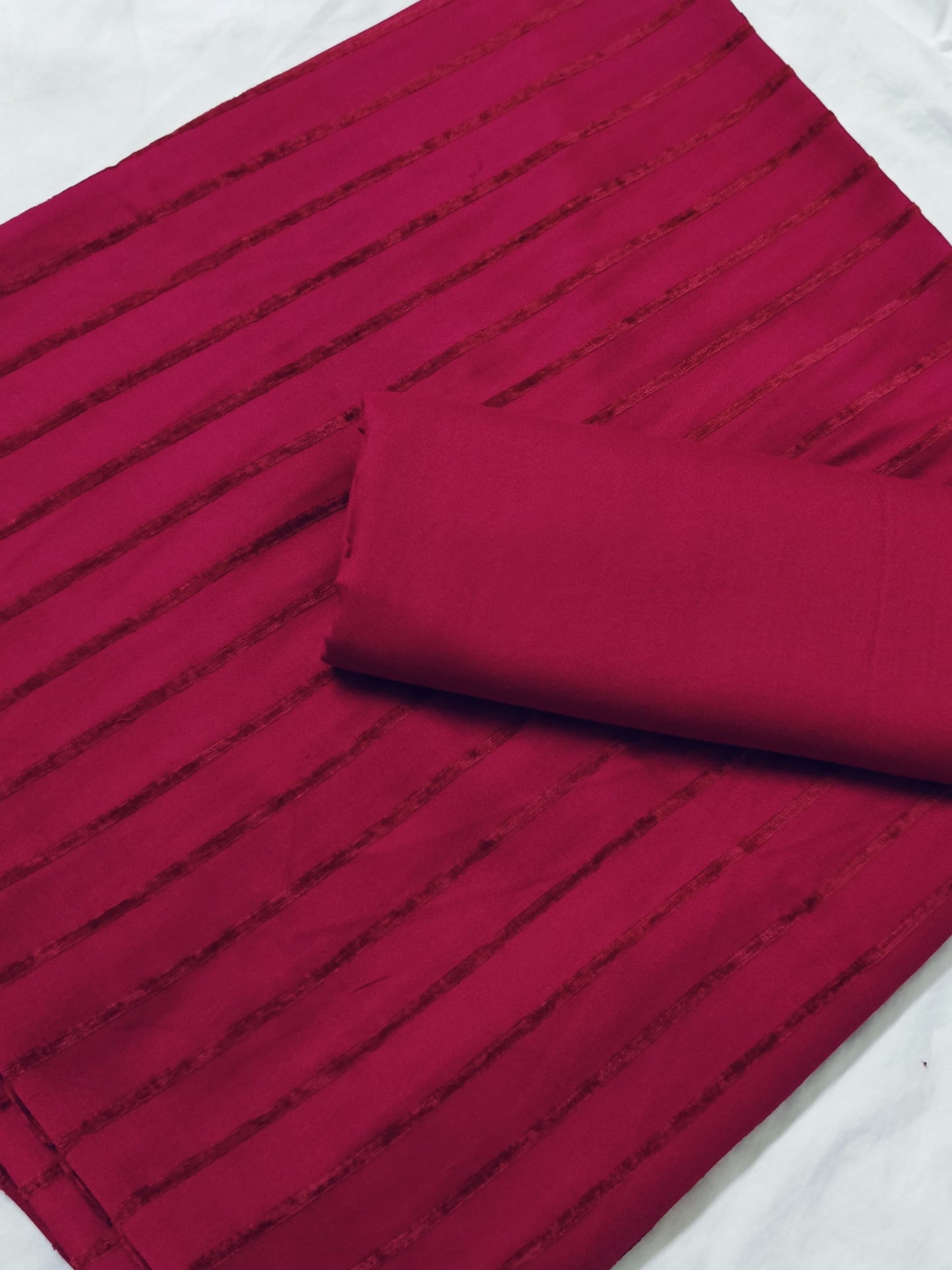 2PC ALPINE VELVET MARINA WINTER COLLECTION REDISH CARROT (AVD200CR)