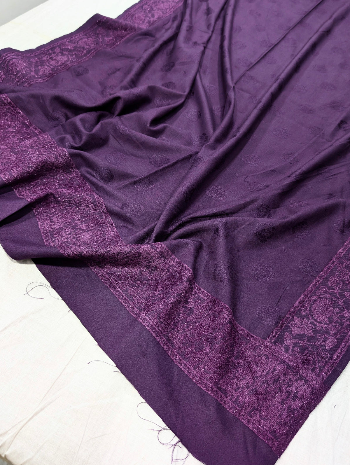 3PC KANI VELVET MARINA LUXURIOUS WINTER COLLECTION (DARK PURPLE)