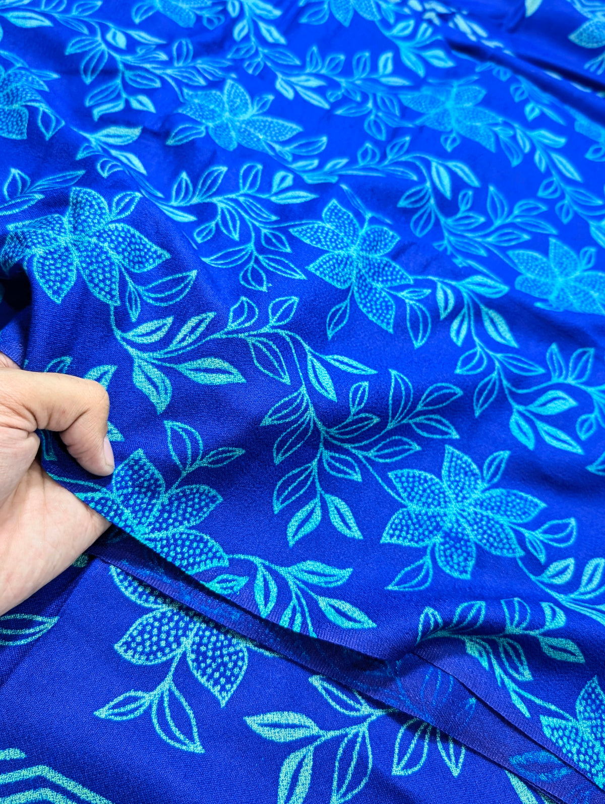 3PC MARINA LAKHANI PRINTED SUIT PREMIUM WINTER COLLECTION (ROYAL BLUE) HUGE DEMAND