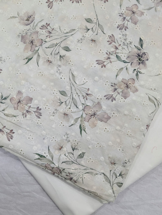 2PC PRINTED EMBROIDERY LAWN HIGH QUALITY SUMMER COLLECTION (RB0006)