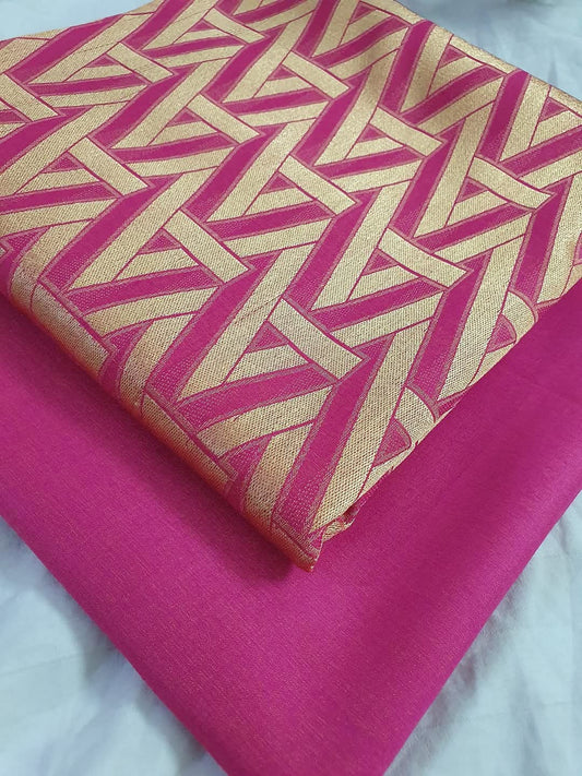 Gold Brosha jaquard 2pc ( pink)