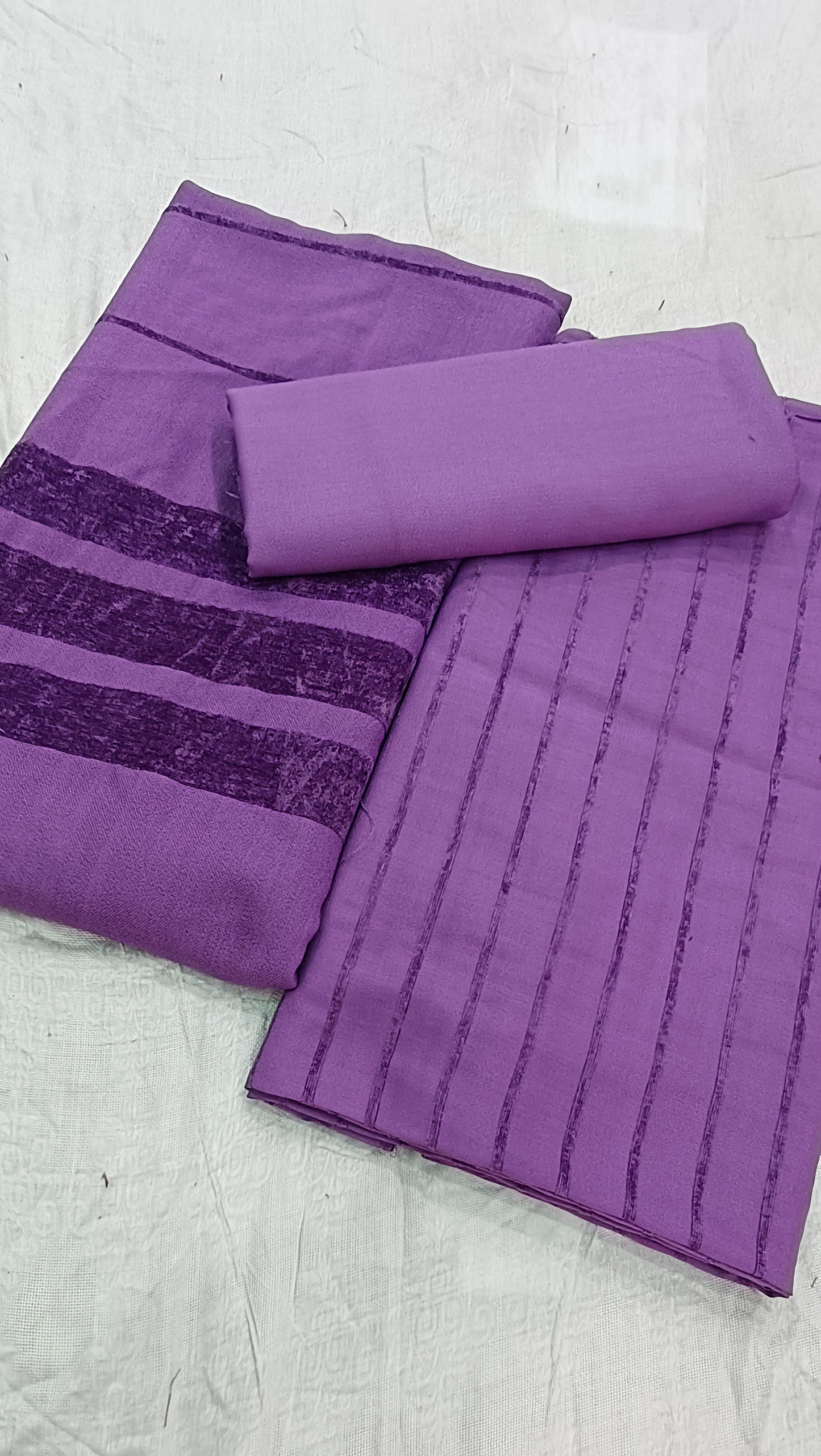 3PC ALPINE VELVET MARINA MOST DEMANDING WINTER COLLECTION ( LILAC COLOR).      MOST DEMANDING & UNIQUE COLOR
