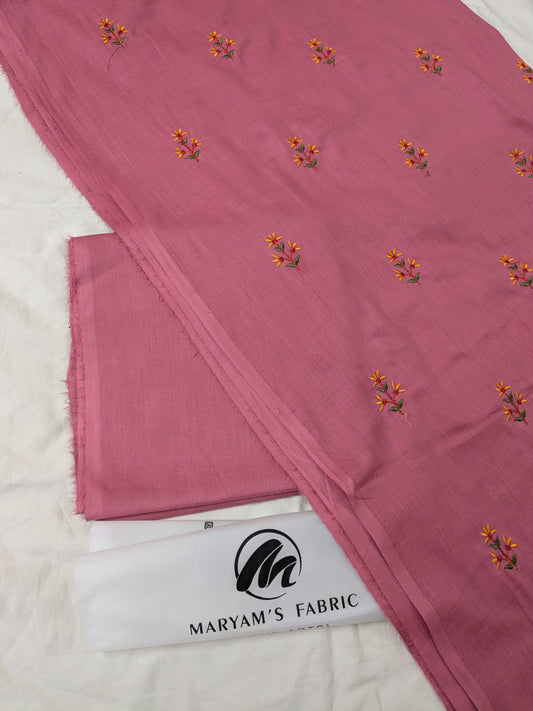 2PC LAWN BAREZE EMBROIDERY MOTIF SUMMER MOST DEMANDING COLLECTION (3STAR000TP)