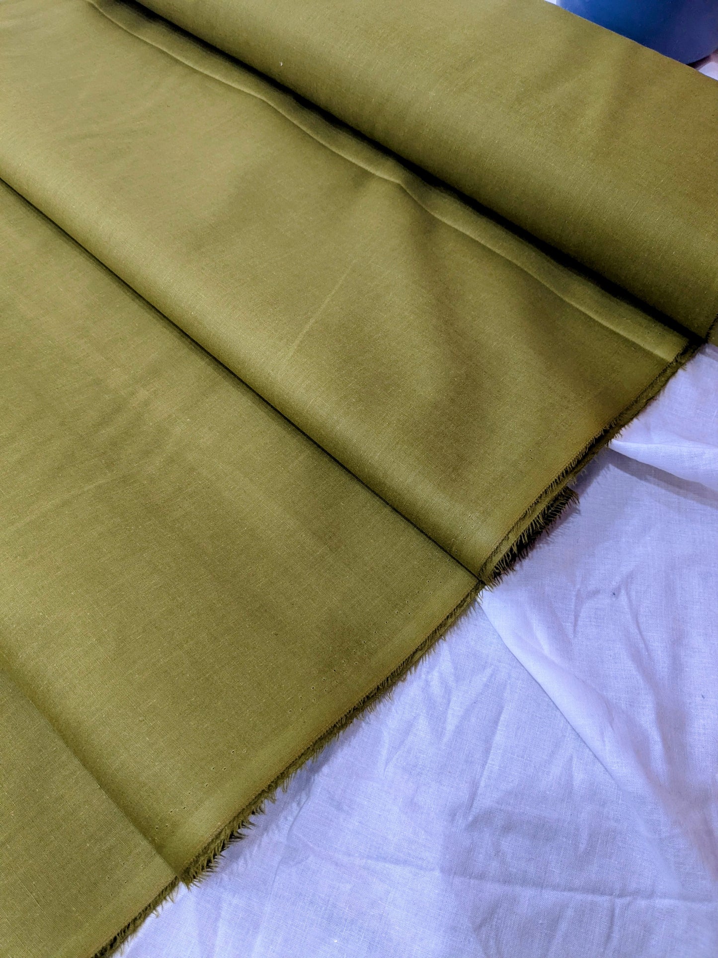 Plain Bareeza Lawn  summer collection 5 metr (MAHNDI ) High quality