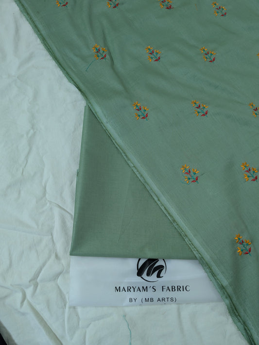 2PC LAWN BAREZE EMBROIDERY MOTIF SUMMER MOST DEMANDING COLLECTION (3STAR000PS)