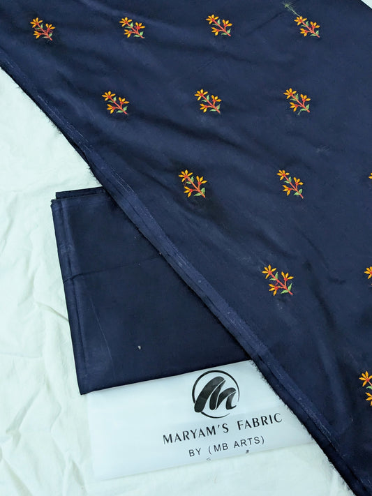 2PC LAWN BAREZE EMBROIDERY MOTIF SUMMER MOST DEMANDING COLLECTION (3STAR000BLU)
