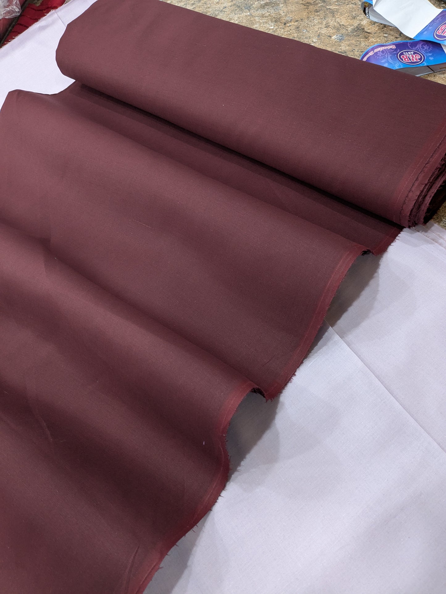 Plain Bareeza cotton summer collection 2.5 metr