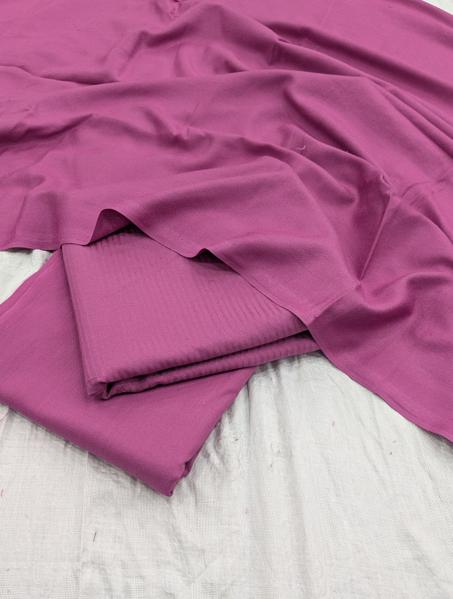 3PC PASHMINA WOOL STUFF MOST TRENDING WINTER SOLID COLLECTION 2025 (TEA PINK)