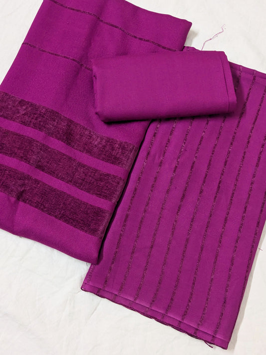 3PC ALPINE VELVET MARINA MOST DEMANDING WINTER COLLECTION NEW COLOR ( PURPLE MAJANDA)