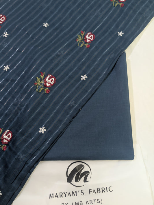 2PC MOON LIGHT LAWN EMBROIDED COLLECTION LUXURIOUS SUMMER COLLECTION 2026 ( MOE00ZNC)