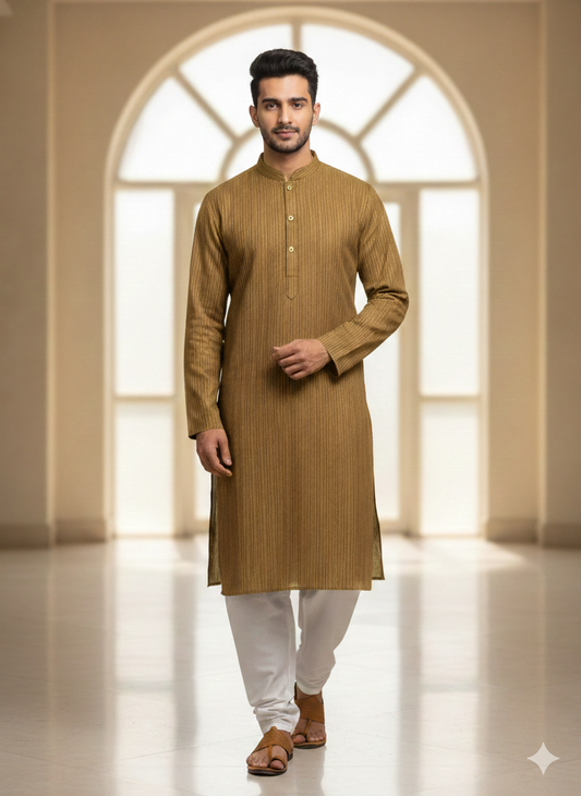 MENS KURTA SHALWAR UNSTITCHED PREMIUM QUALITY SUMMER COOL COTTON (MASTRD COLOR)