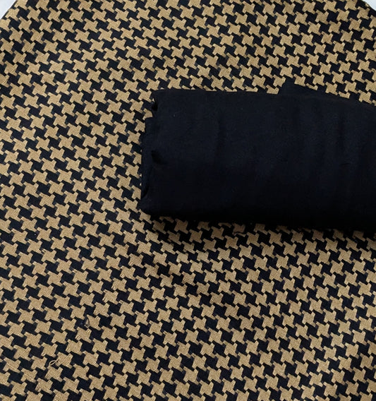 WOOL MARINA 2PC WINTER COLLECTION (BLACK COLOR)