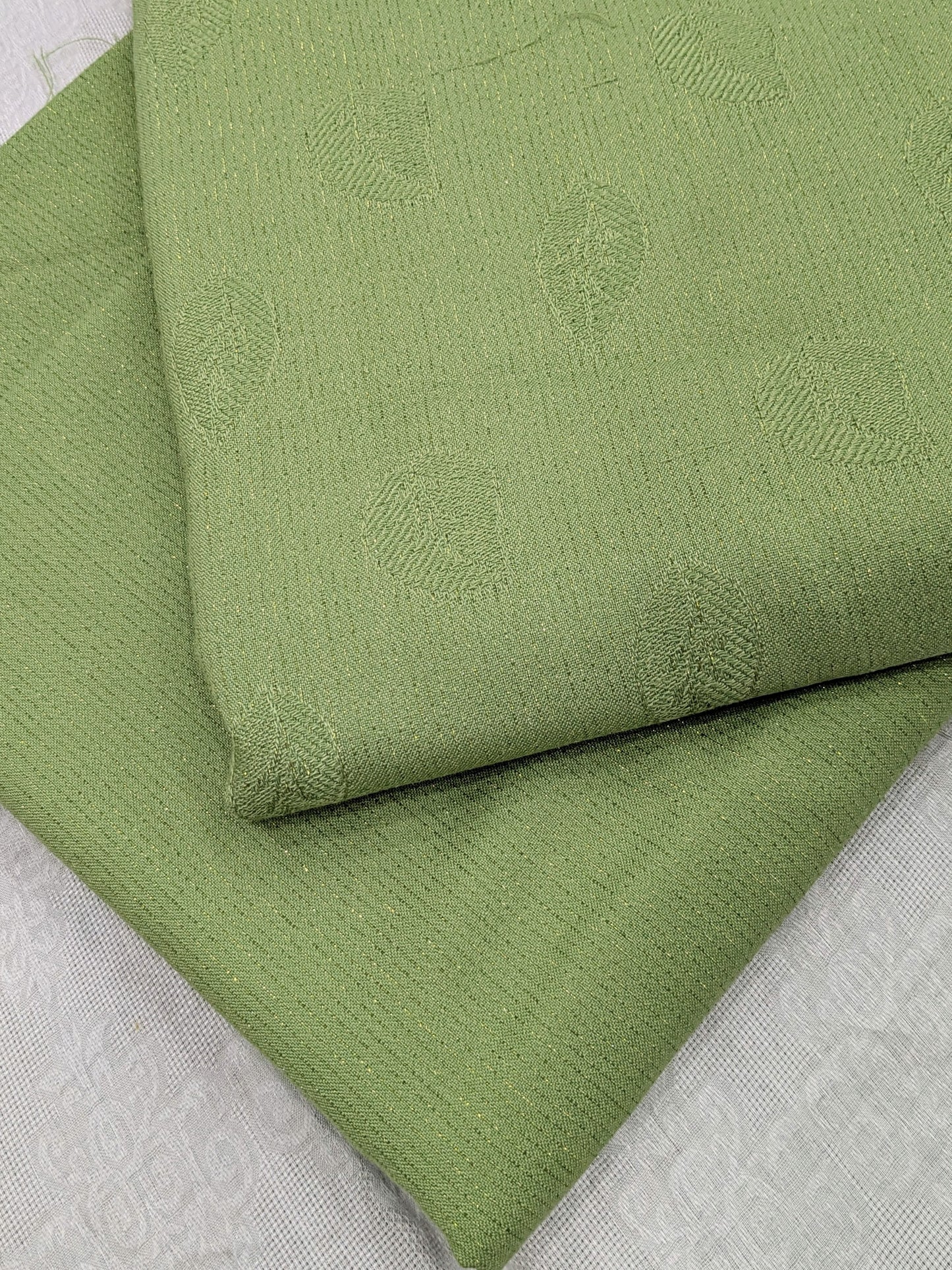 2PC ZARI LINE MOON LITE MARINA WINTER COLLECTION.     (APPLE GREEN)