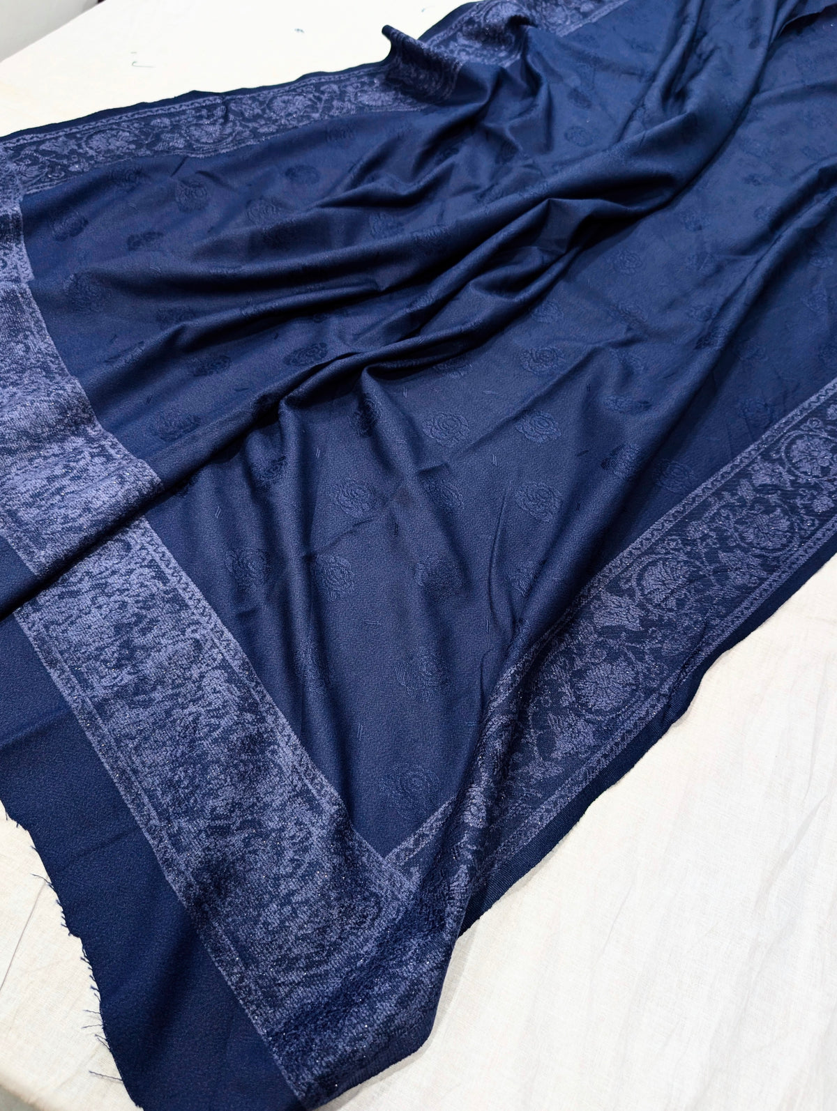 3PC KANI VELVET MARINA LUXURIOUS WINTER COLLECTION (NEVYBLUE)