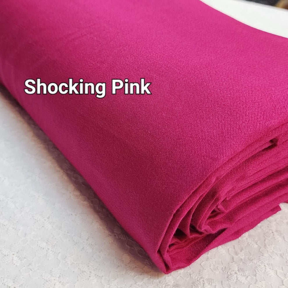 PLAIN MARINA FABRIC PREMIUM QUALITY (SHOCKING PINK)