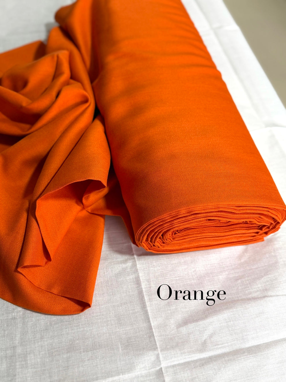 PLAIN MARINA FABRIC PREMIUM QUALITY (ORANGE)