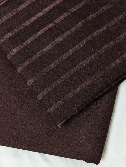 2PC ALPINE MOON LITE VELVET MARINA MOST DEMANDING WINTER COLLECTION 2025.         ( CHOCOLATE BROWN)