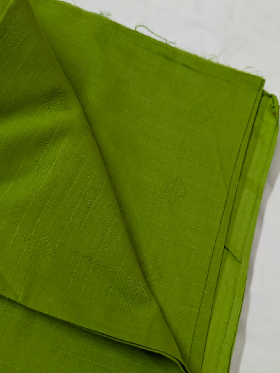 2PC BANA DORA SELF JAQUARD PREMIUM QUALITY SUMMER COLLECTION (PARROT GREEN)