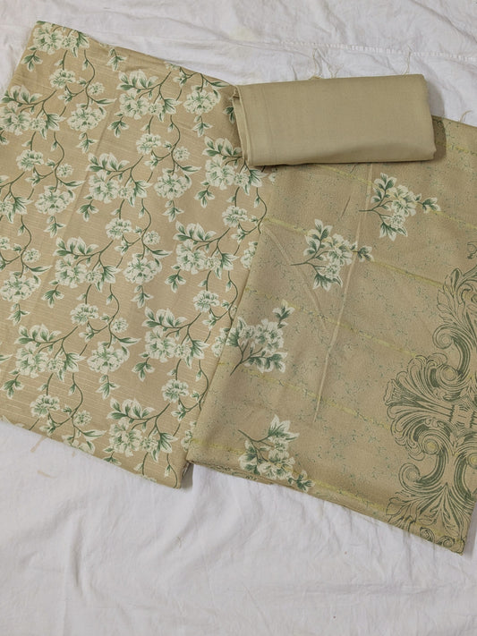 3PC MARINA PRINTED SUIT WINTER COLLECTION (BEING SKIN COLOR)