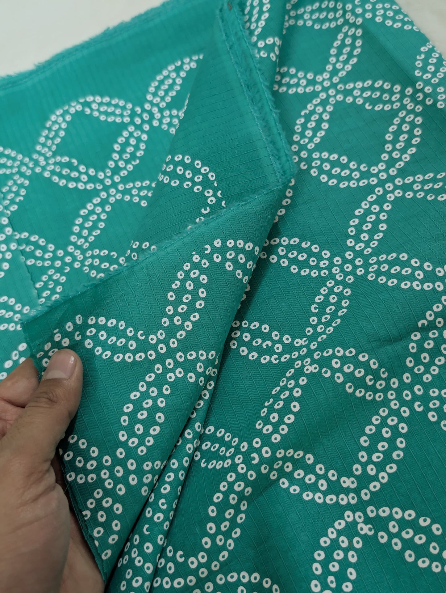2PC MONO CHROME LAWN PRINT UNIQUE ARTICLE IN SUMMER COLLECTION 2026(SEA GREEN)