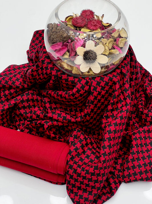 Wool Marina 2pc winter collection(RED)