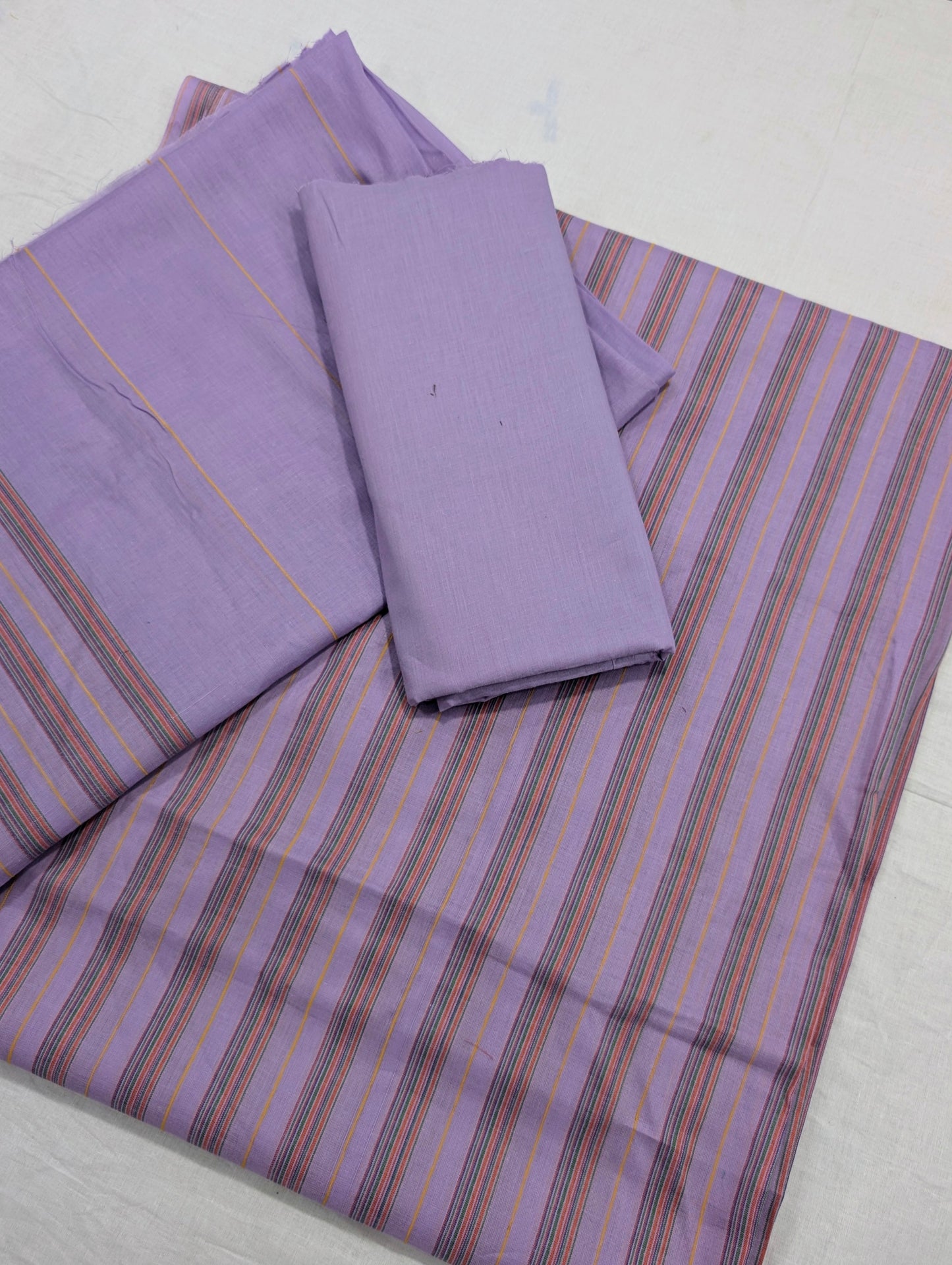HANDMADE WOVEN RANGOLI 3PC LUXURIOUS SUMMER COLLECTION ( 3RN000FL) PURPLE LILAC