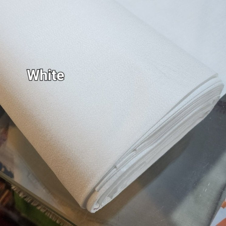 PLAIN MARINA FABRIC PREMIUM QUALITY (CREEM WHITE)