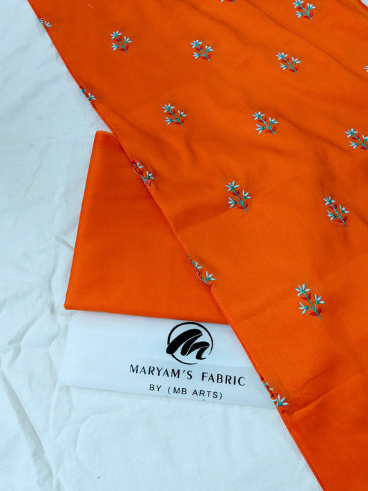 2PC LAWN BAREZE EMBROIDERY MOTIF SUMMER MOST DEMANDING COLLECTION (3STAR000OR)