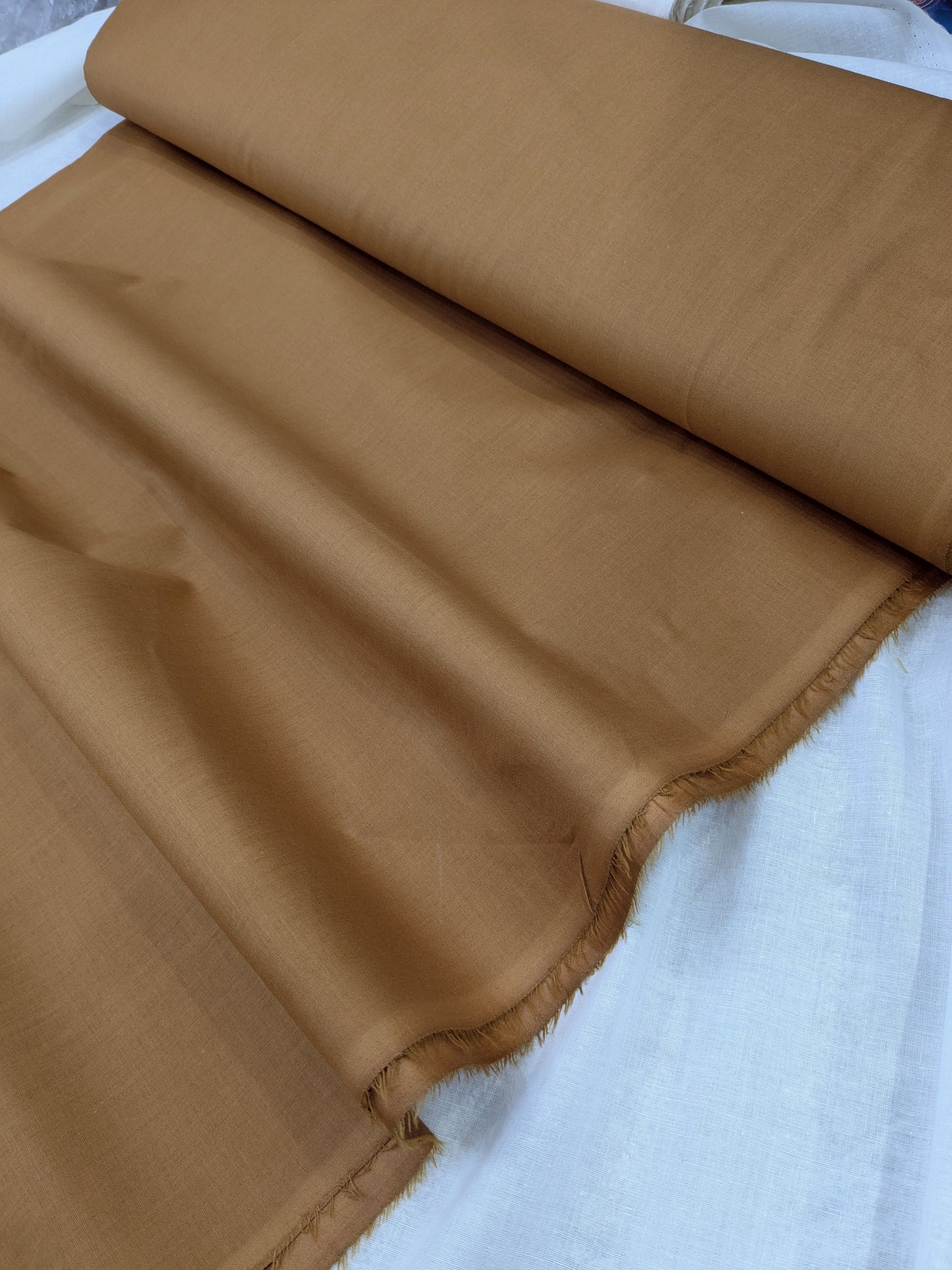 Plain Bareeza Lawn  summer collection 5 metr (DARK MASTRD) High quality