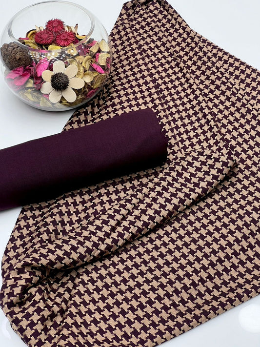 Wool Marina 2pc winter collection(PURPLE)
